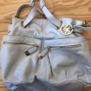 Cream Michael Kors purse
